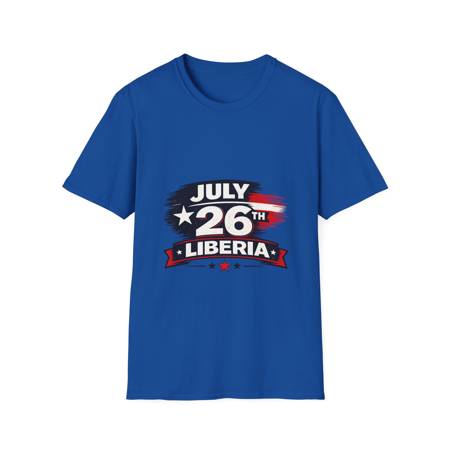 July 26th Liberia T‑Shirt — Independence Day Patriotic Tee