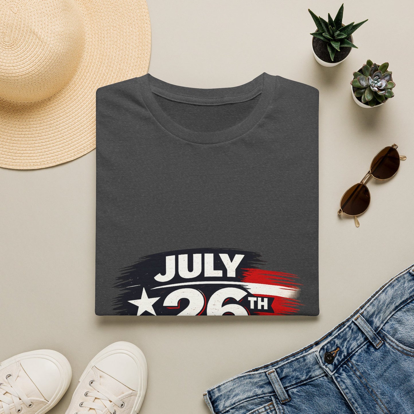 July 26th Liberia T‑Shirt — Independence Day Patriotic Tee