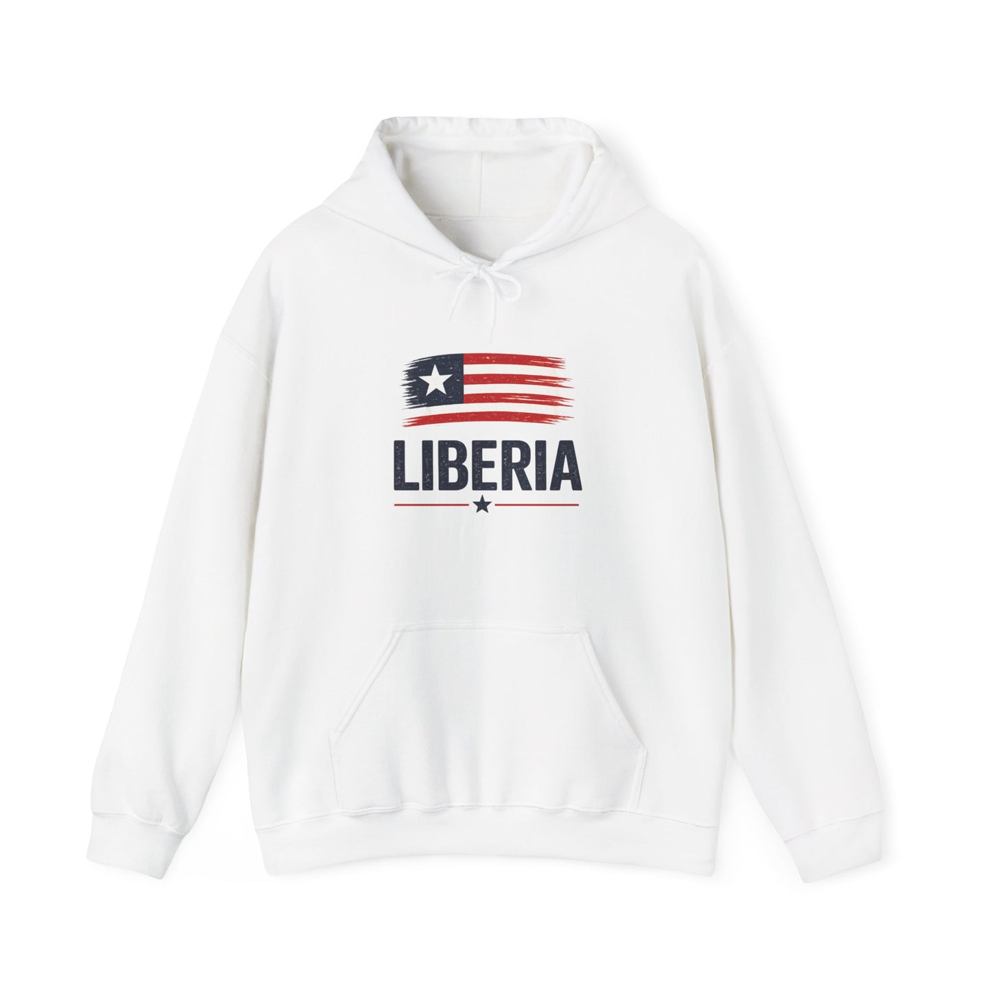 Liberia Flag Hoodie – Retro Stars & Stripes Pullover