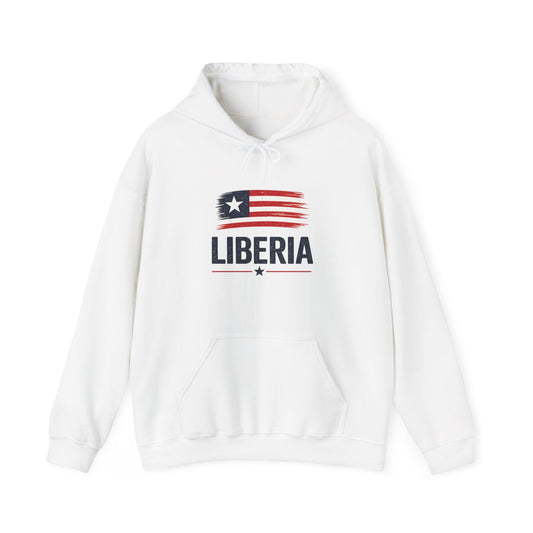Liberia Flag Hoodie – Retro Stars & Stripes Pullover