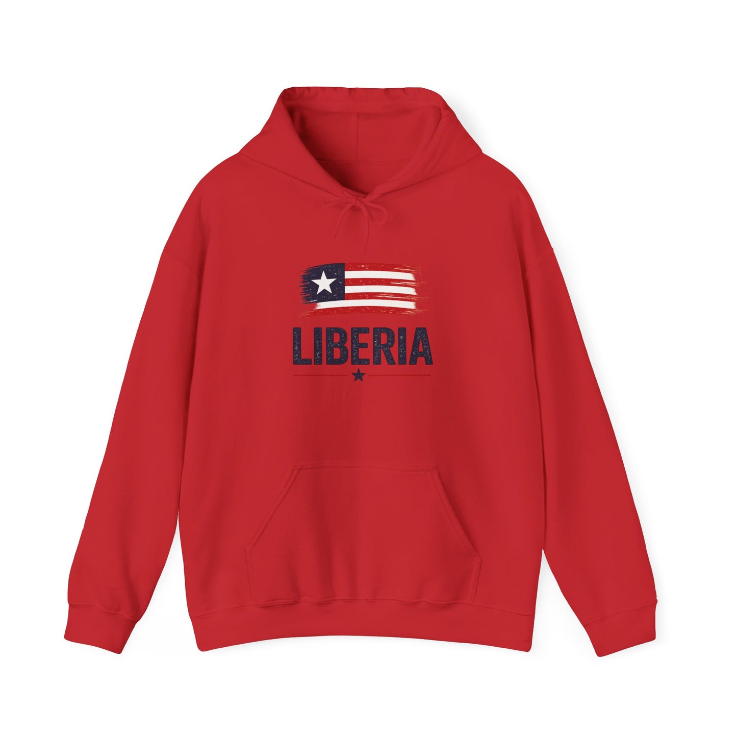 Liberia Flag Hoodie – Retro Stars & Stripes Pullover