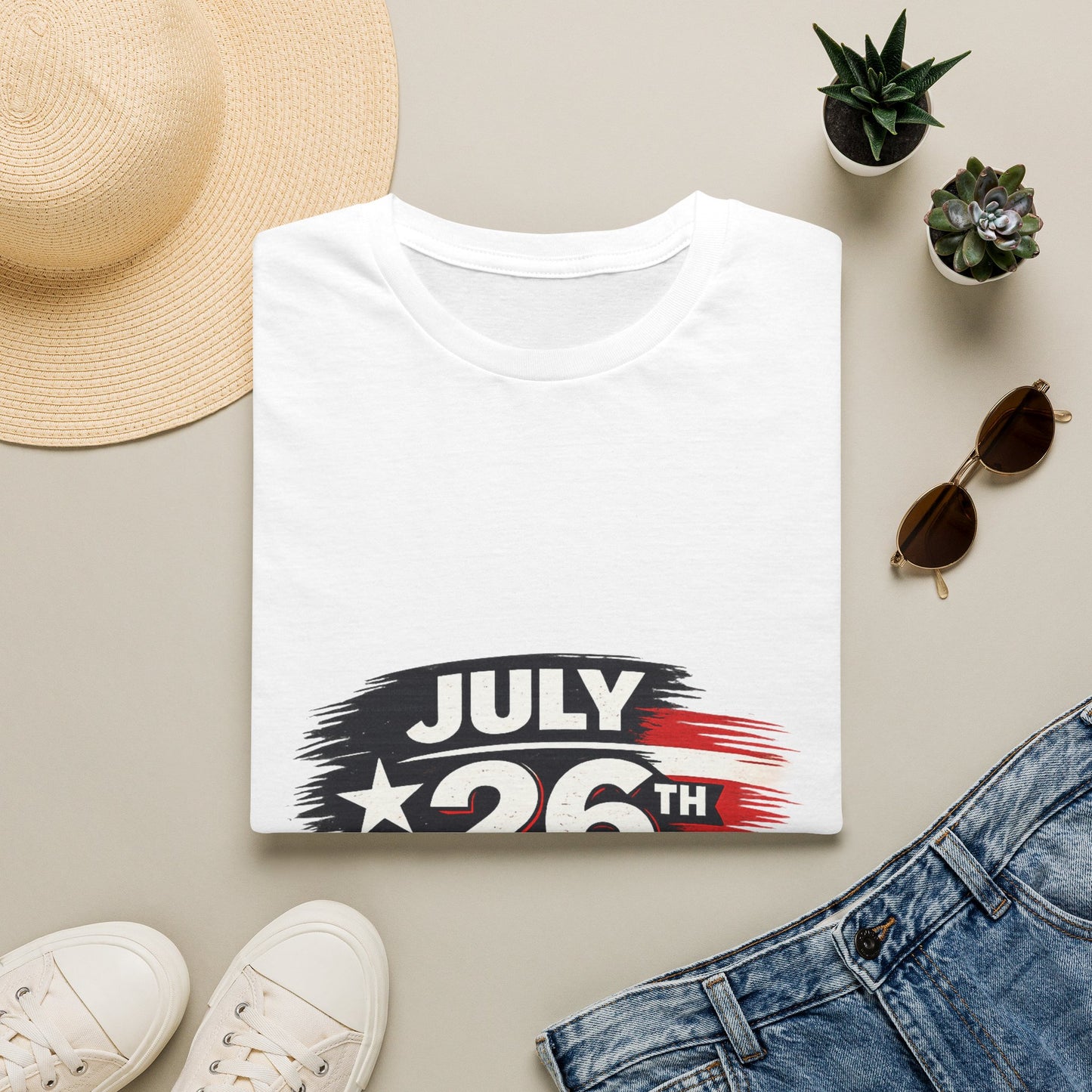 July 26th Liberia T‑Shirt — Independence Day Patriotic Tee