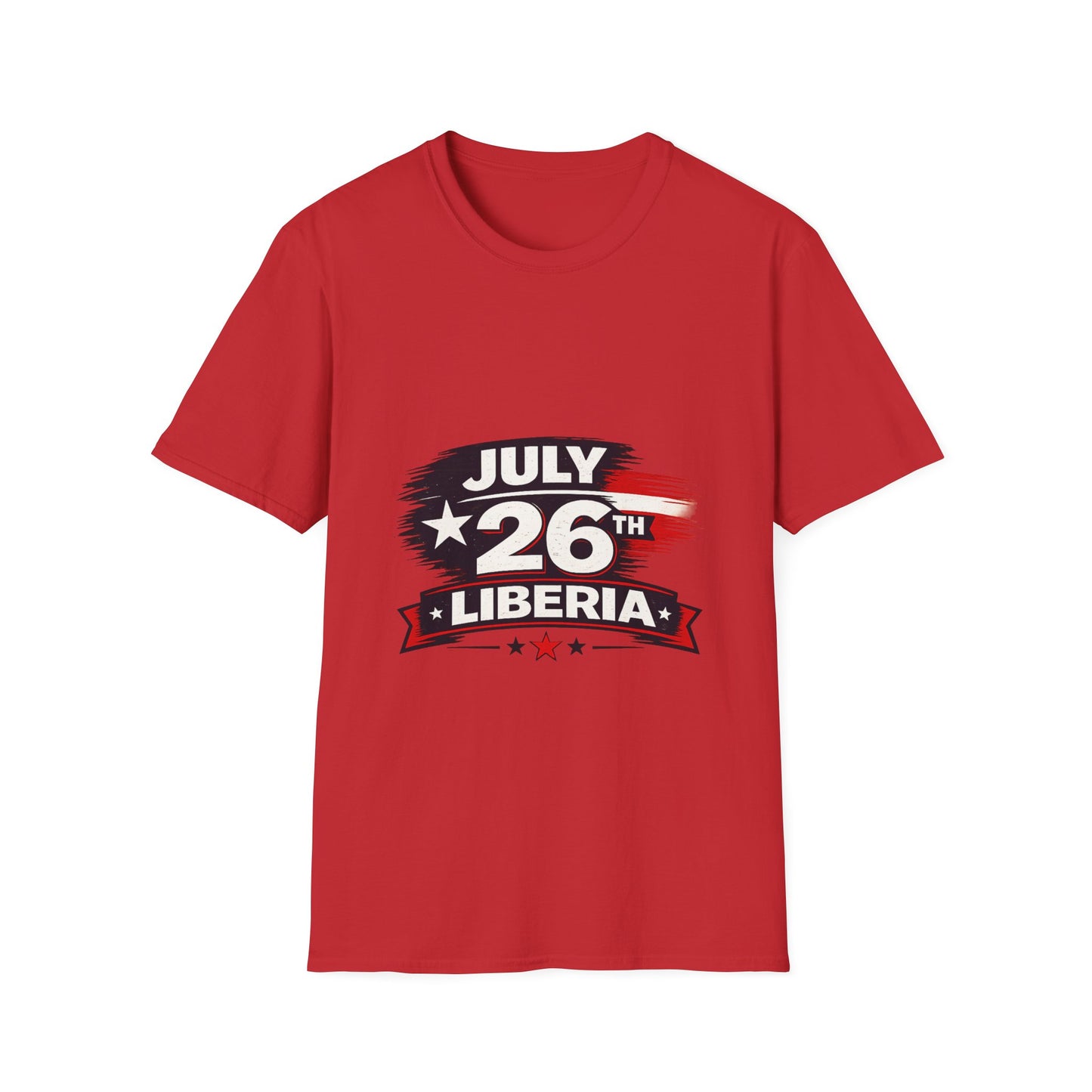 July 26th Liberia T‑Shirt — Independence Day Patriotic Tee