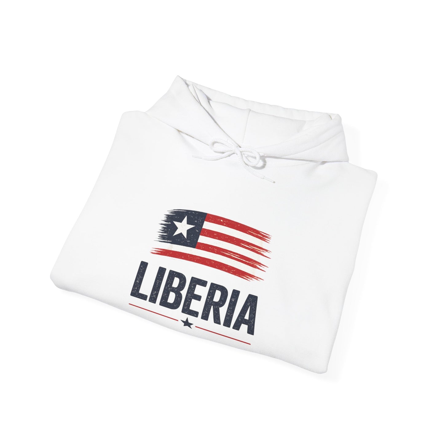 Liberia Flag Hoodie – Retro Stars & Stripes Pullover