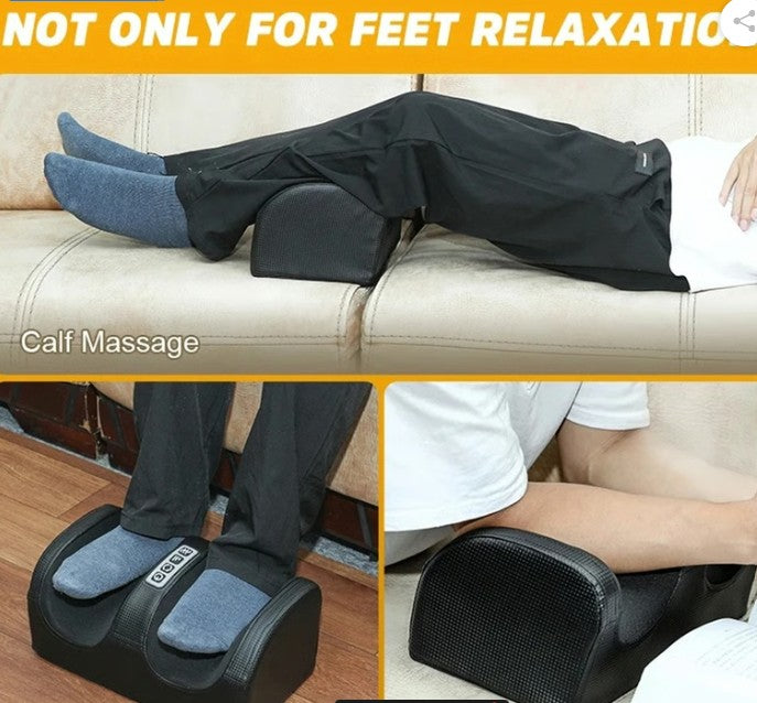 Shiatsu Electric Foot Massager  For Pain Relief & Relaxation Black